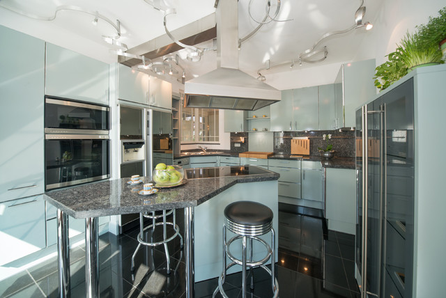 Stadtvilla contemporary-kitchen