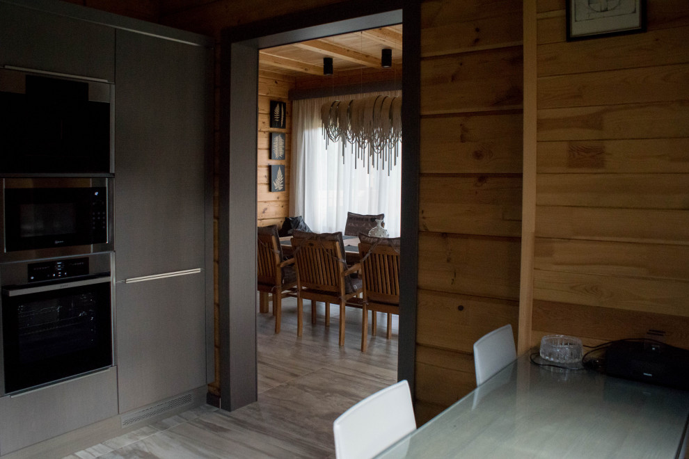 Частный дом из клееного бруса 500 кв.м.  д.Мостовское.