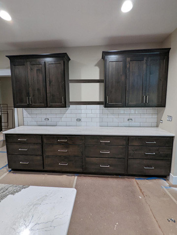 Floating shelves... 2 or 3? Spacing? | Houzz Forum