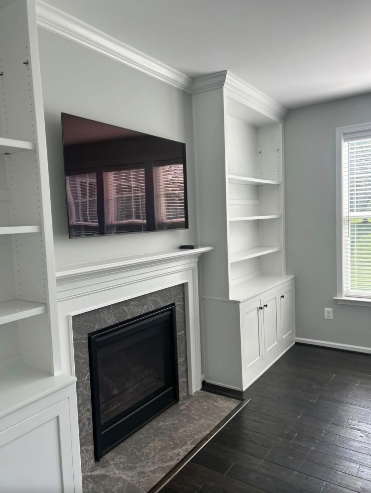Built In books shelves