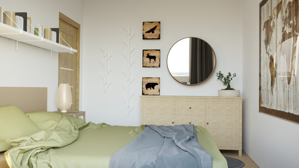 Экоспальня для молодой пары