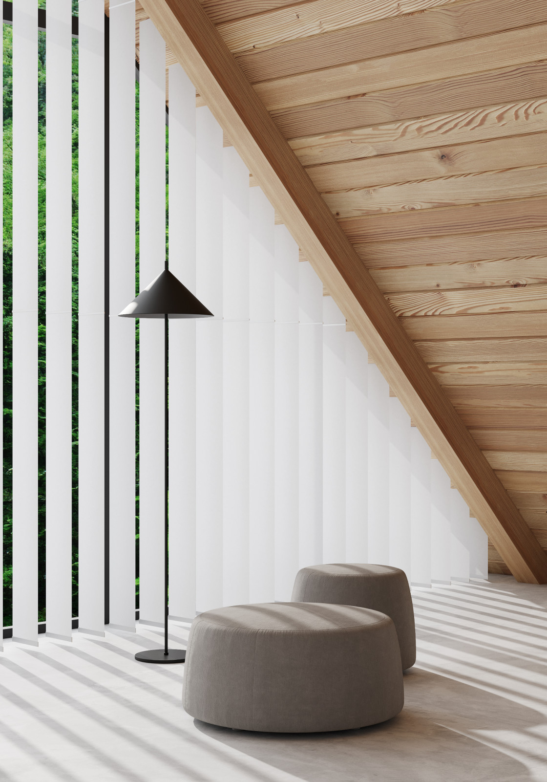 Дом с нестандартными окнами