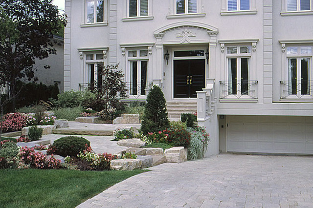 Richmond Hill Landscaping Ideas Front Entrance Driveway