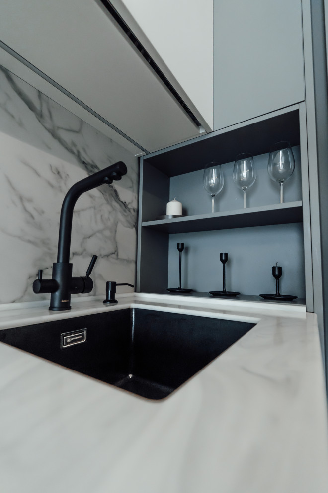 Меблировка студии ЖК "D1" Москва