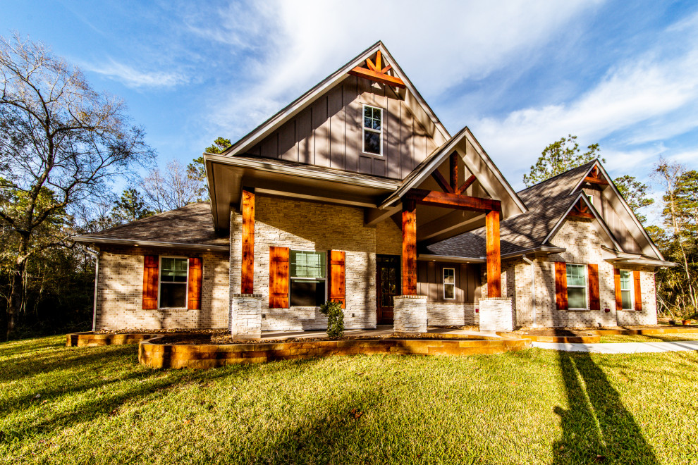 Texas Hill Country Refined Rustic Rustic Exterior Houston by J