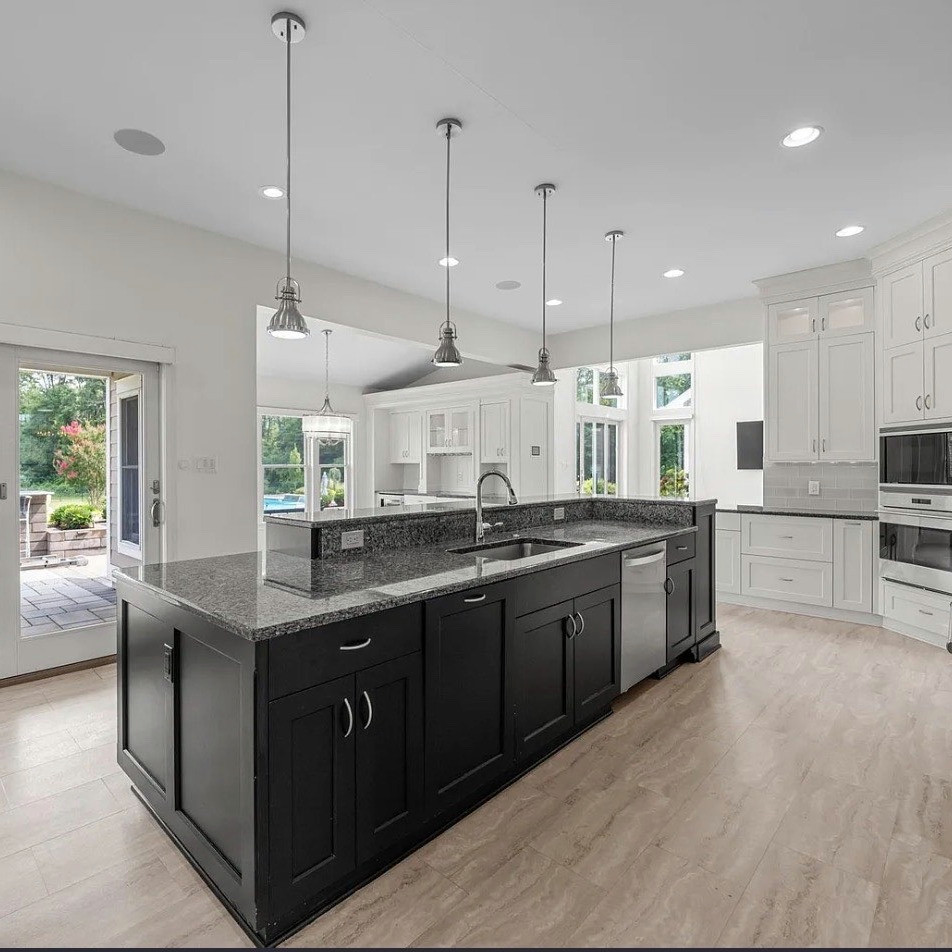 Mantua, Kitchen Island Repaint & Lighting