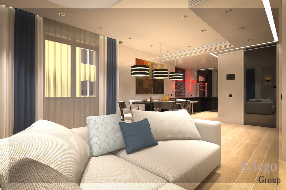 Дизайн интерьера таунхауса в КП "Новое Бакеево"