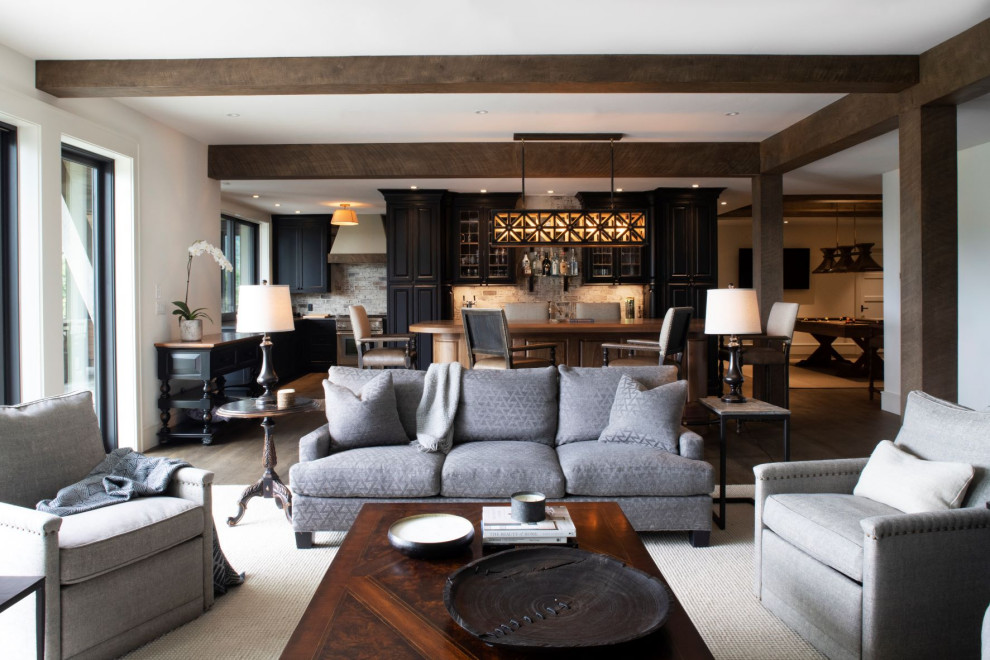 Basement - rustic basement idea
