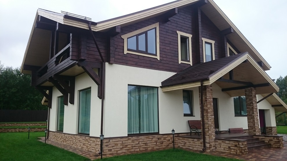 Комбинированный дом в Коробицыно