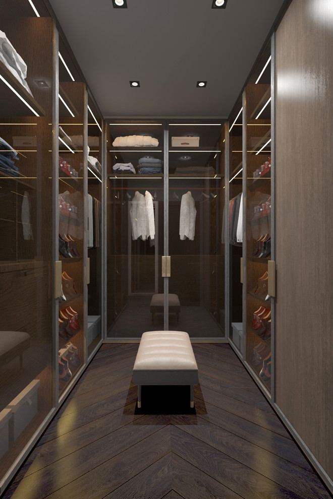 Современная квартира в темных тонах