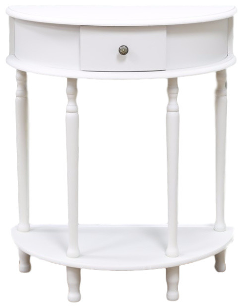 Megahome Side Table, White