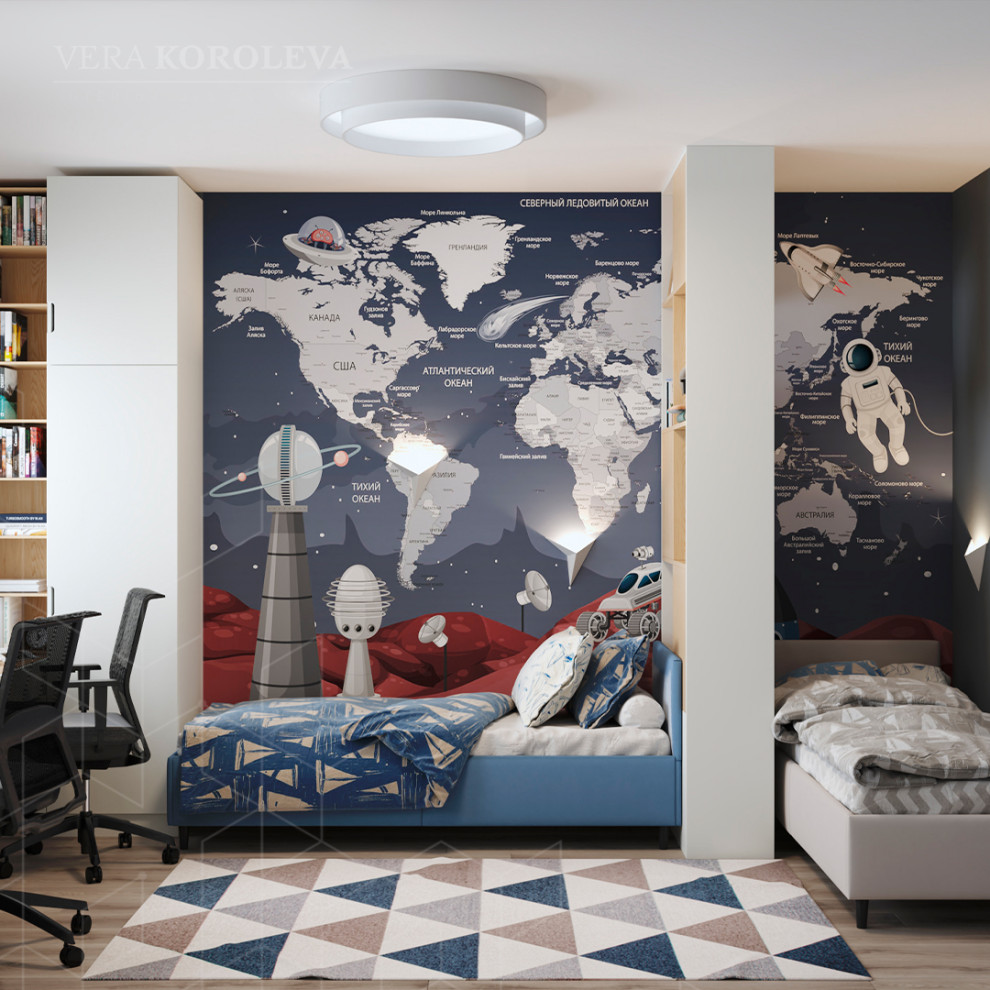 Дизайн-проект двухкомнатной квартиры в современном стиле