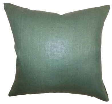 The Pillow Collection Jorund Plain Pillow - Leather