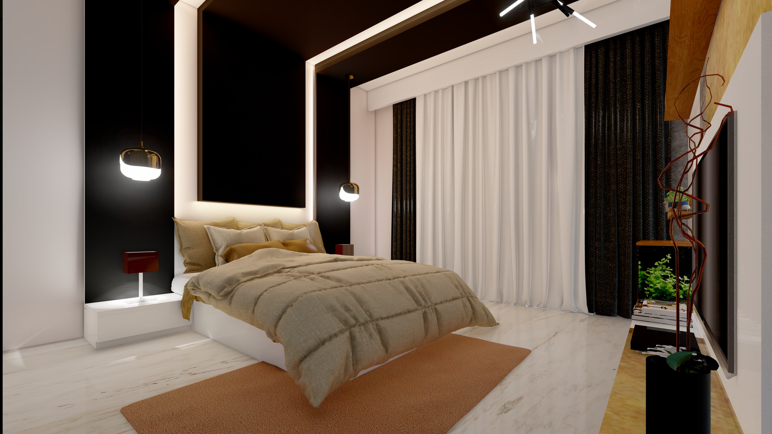 Modern Bedroom Design at Croydon