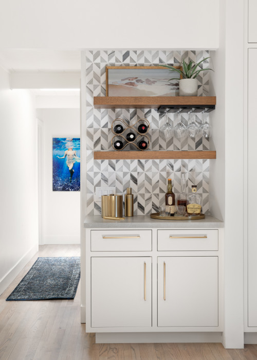 corner wet bar designs