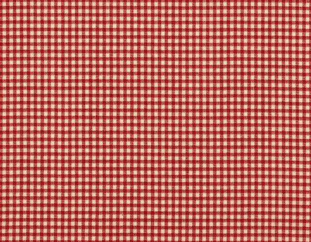 90" Tablecloth Round Gingham Check Crimson Red