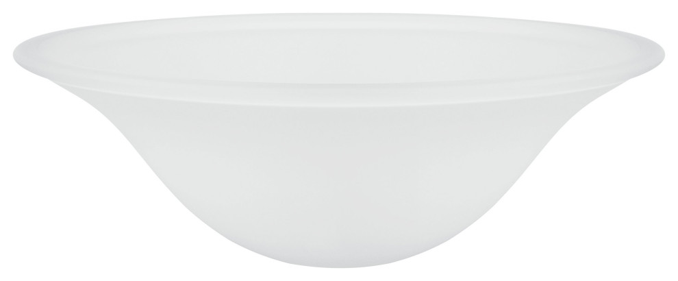 23101-21 Frosted Replacement Torchiere Glass Shade, 5-1/2"x15"