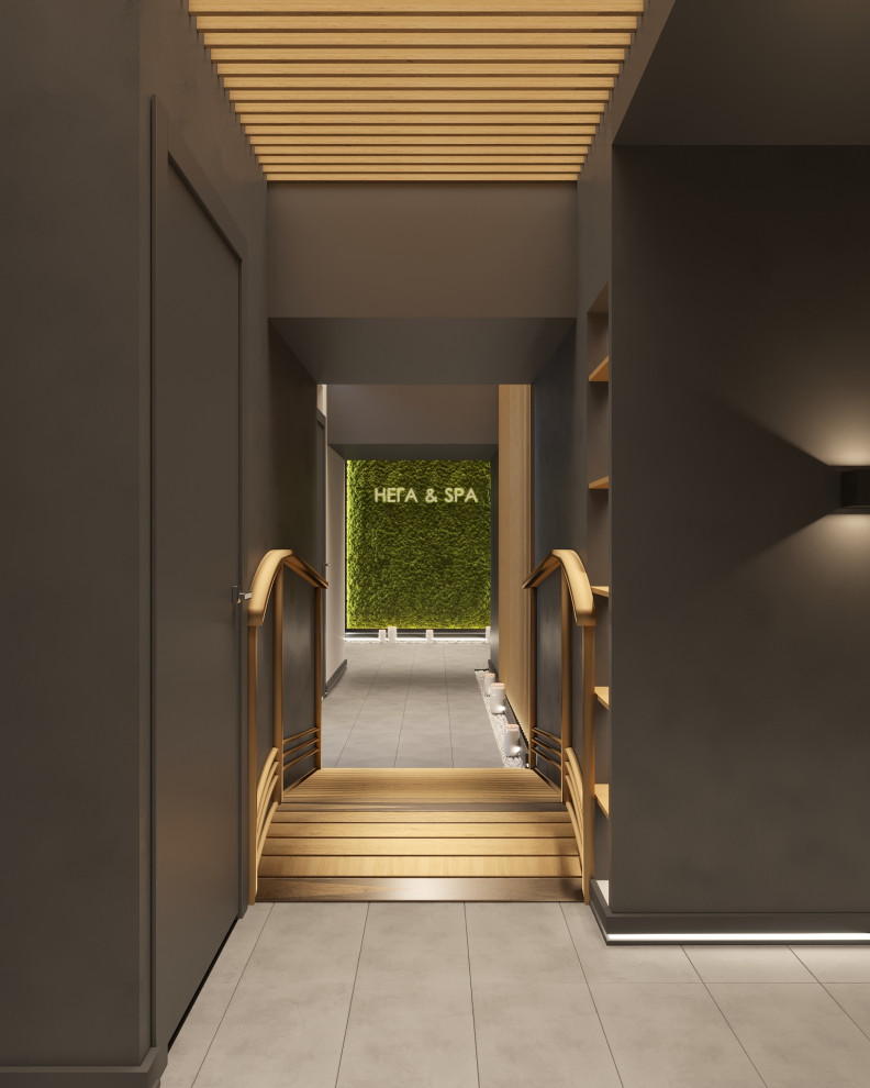 Дизайн проект салон массажа 100м