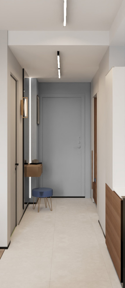 Двухкомнатная квартира в современном стиле.