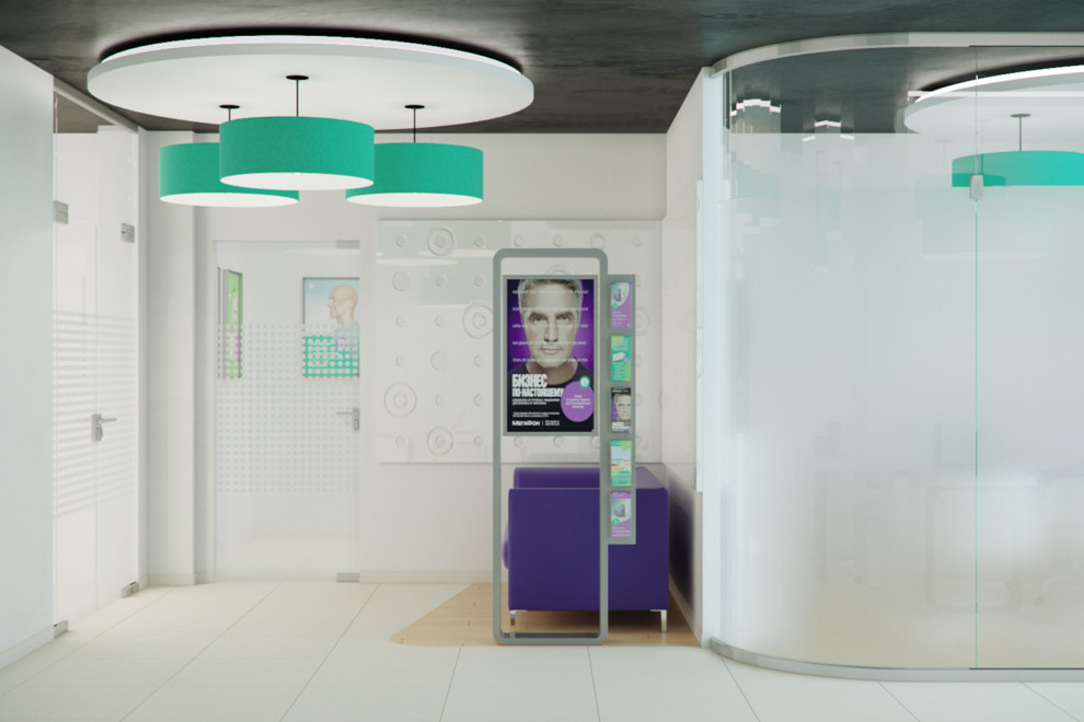 Дизайн-проект офиса B2B компании Мегафон, г.Пермь