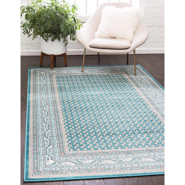 Unique Loom Allover Williamsburg Rug, 10'x13' Mediterranean Area