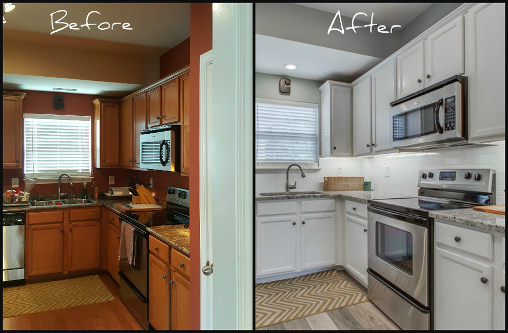 Before and After "Soft Renovation"