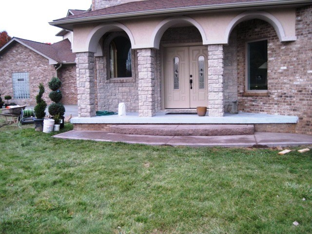 Cement and Steamped Concrete patios