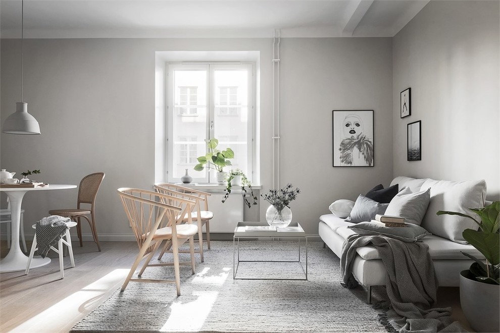 Scandinavian living room in Stockholm.