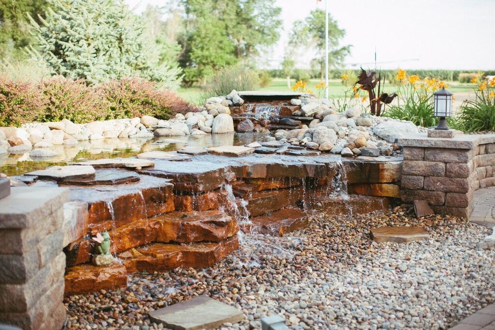 Home design - rustic stone home design idea