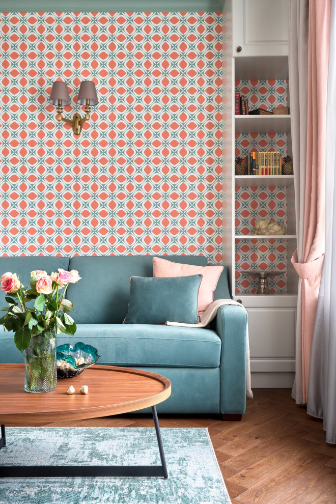 Двухкомнатная квартира с ярким дизайном 65 м2