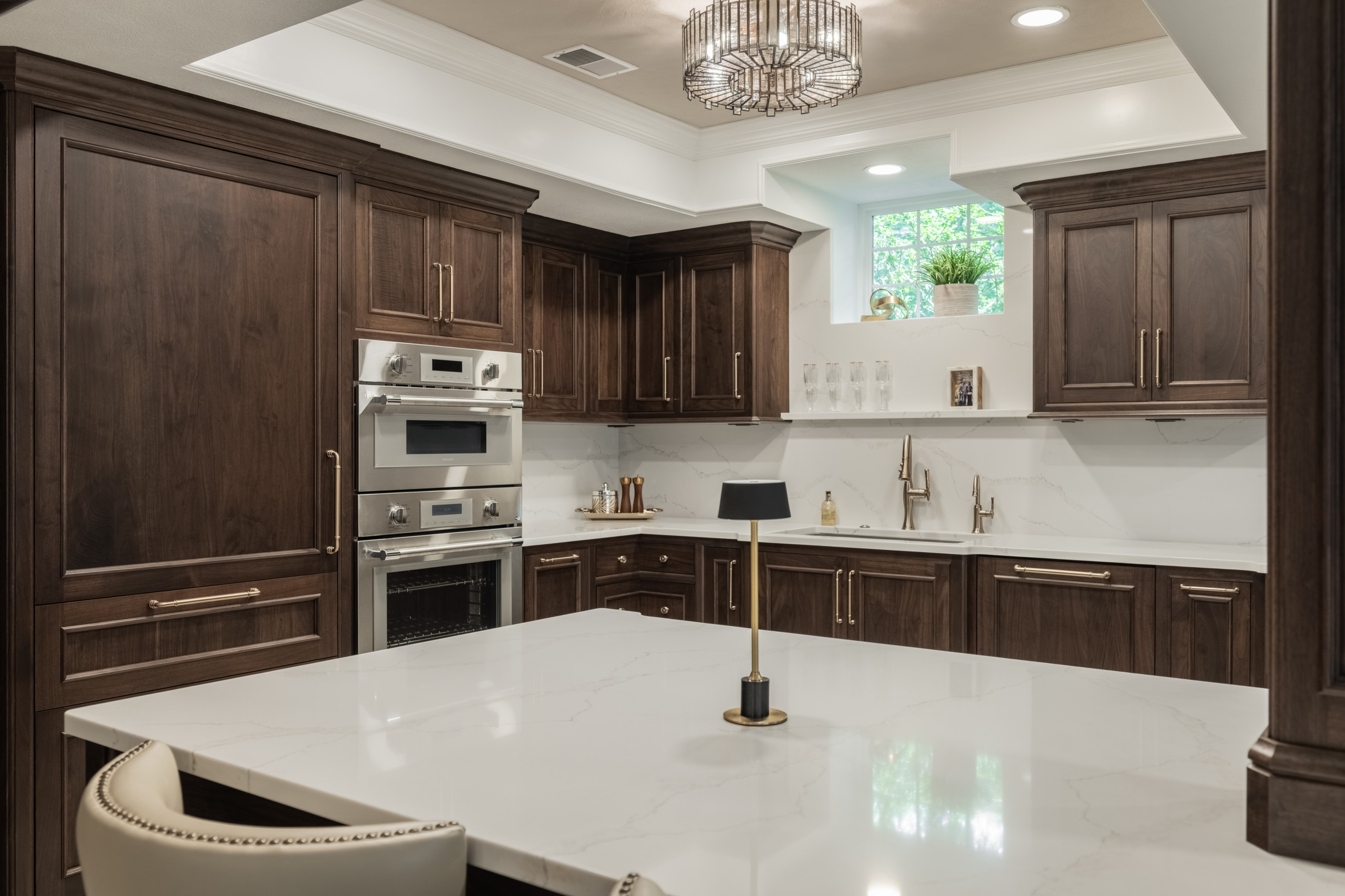 A Luxe and Timeless Lower-Level for Entertaining