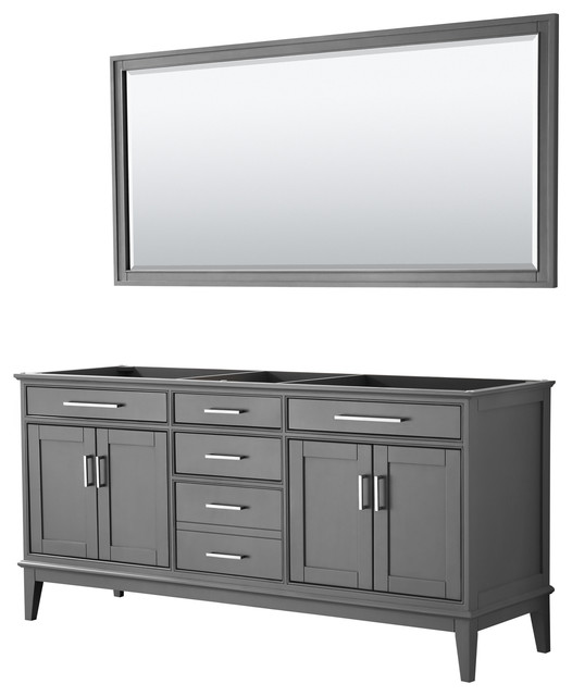 72 Inch Double Bathroom Vanity Transitional Bathroom Vanities And