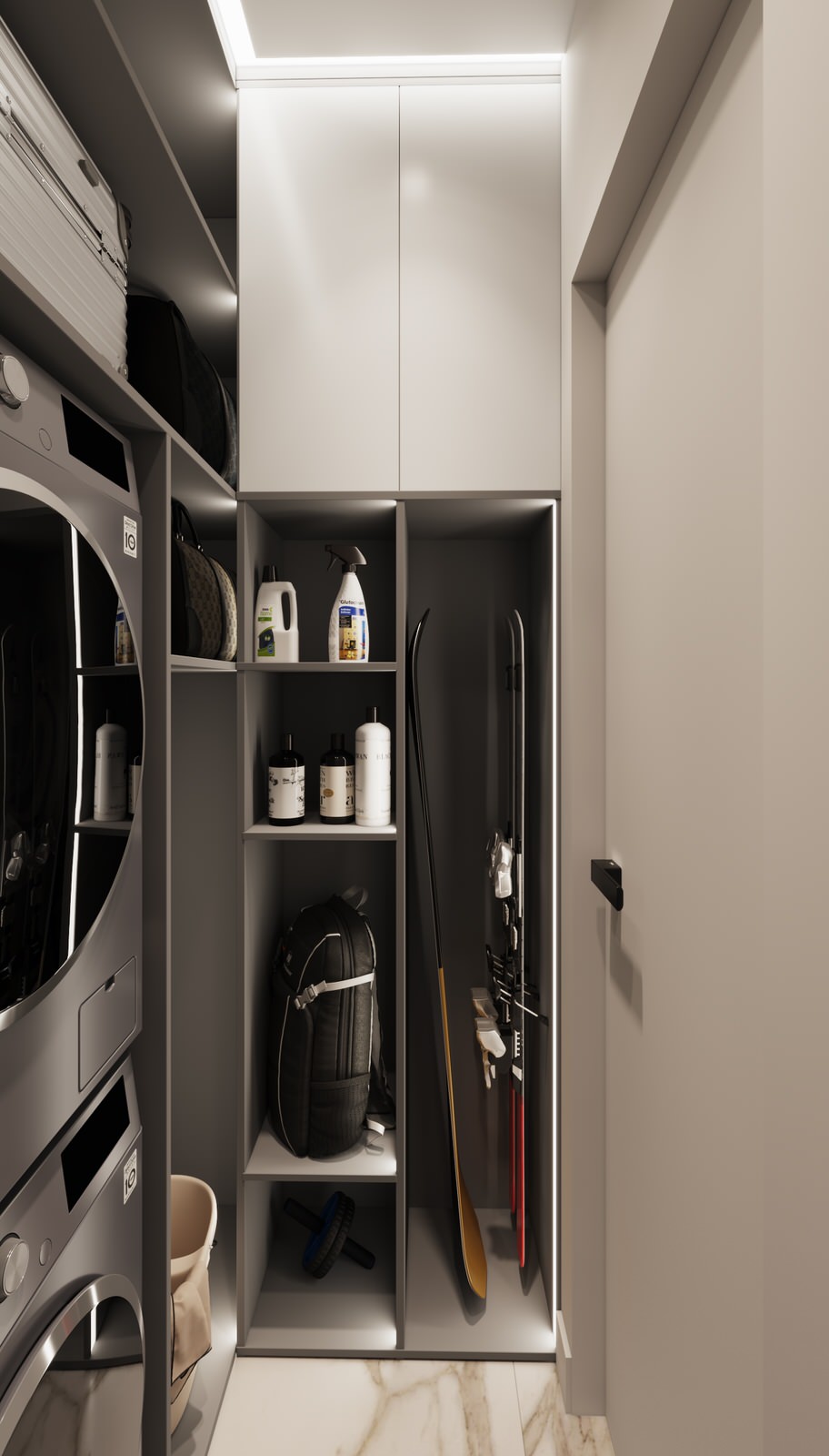 проект "Элегантные ассоциации на 63 м2"