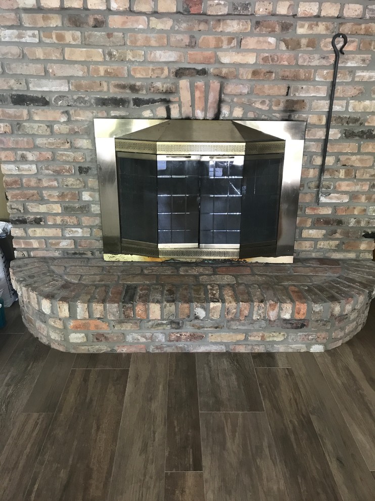 Double sided brick fireplace Doors?