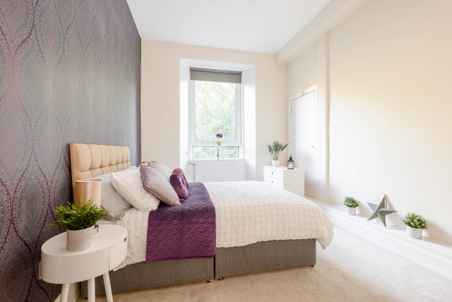 Full Stage - Two Bed Flat - Before and After bedroom