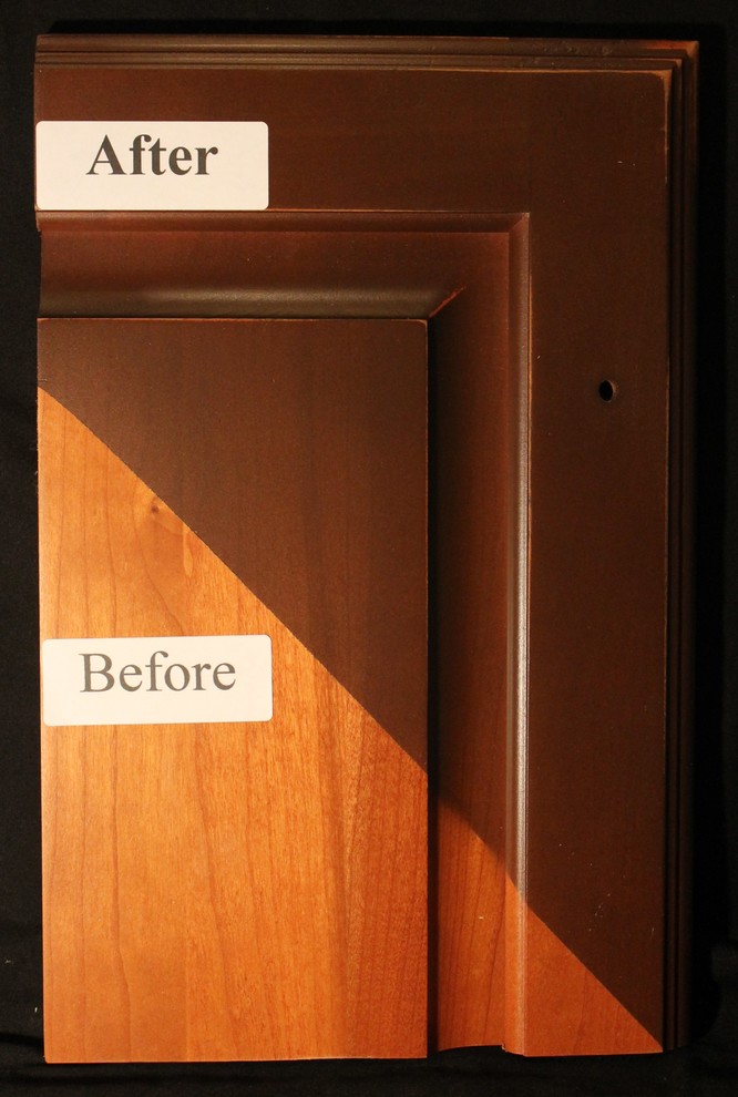 Refinished (Retoned) Wood Door Samples