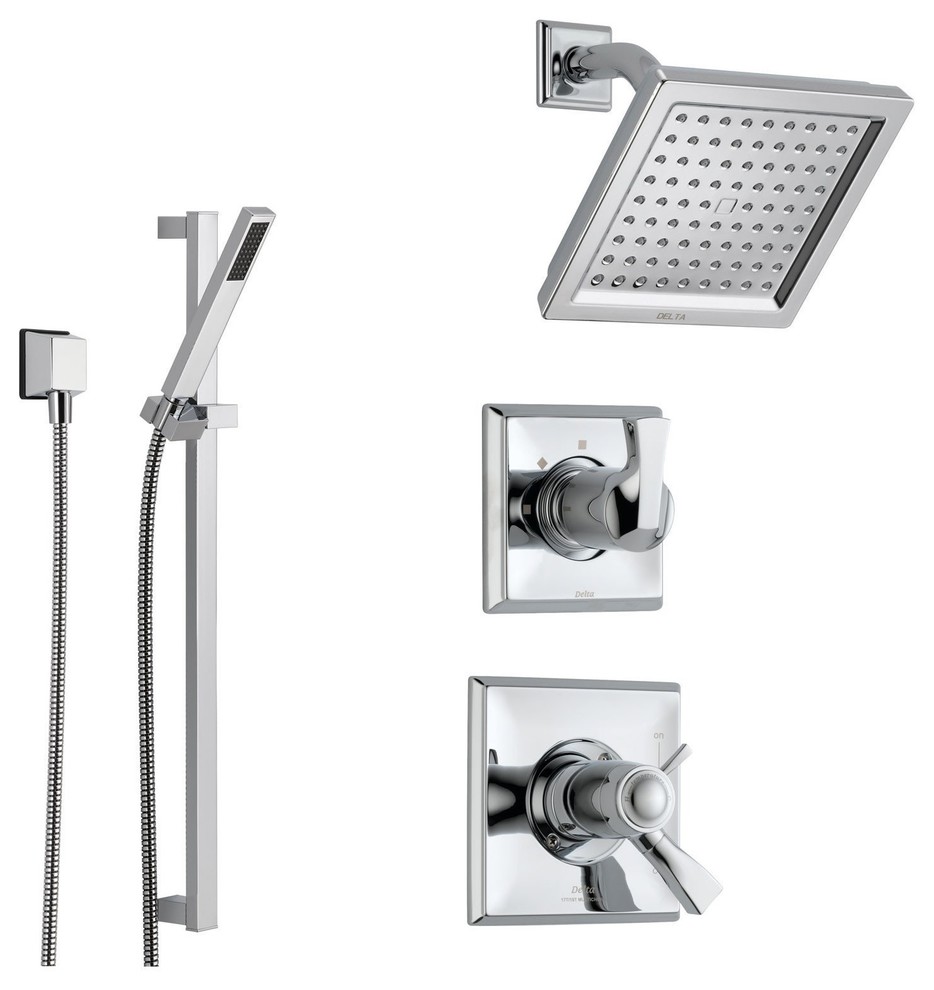 Delta Dryden Collection Chrome Finish Custom Shower System SS17T5185
