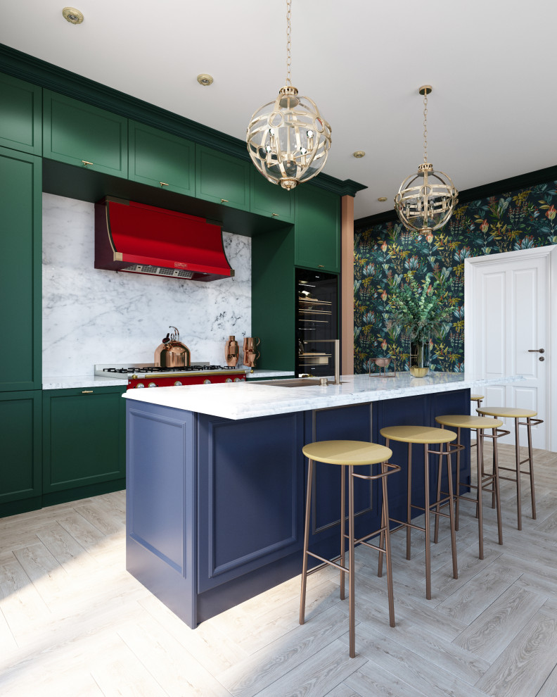 Интерьер кухни-гостиной