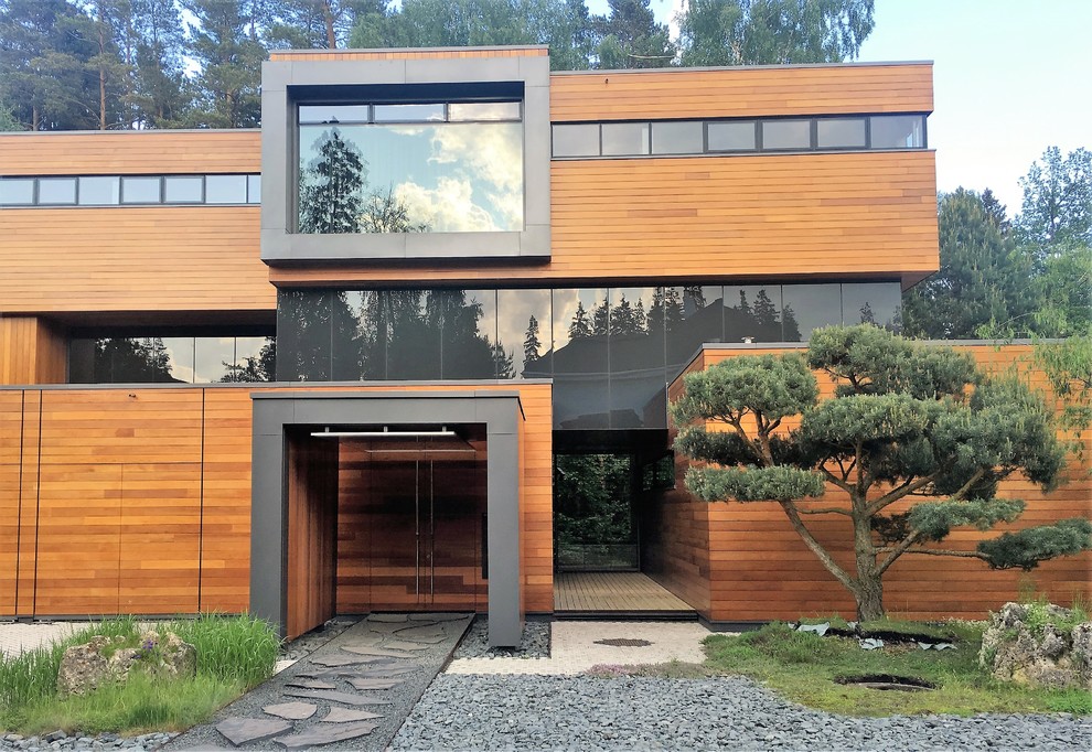 Строительство домов – реализованные фасады