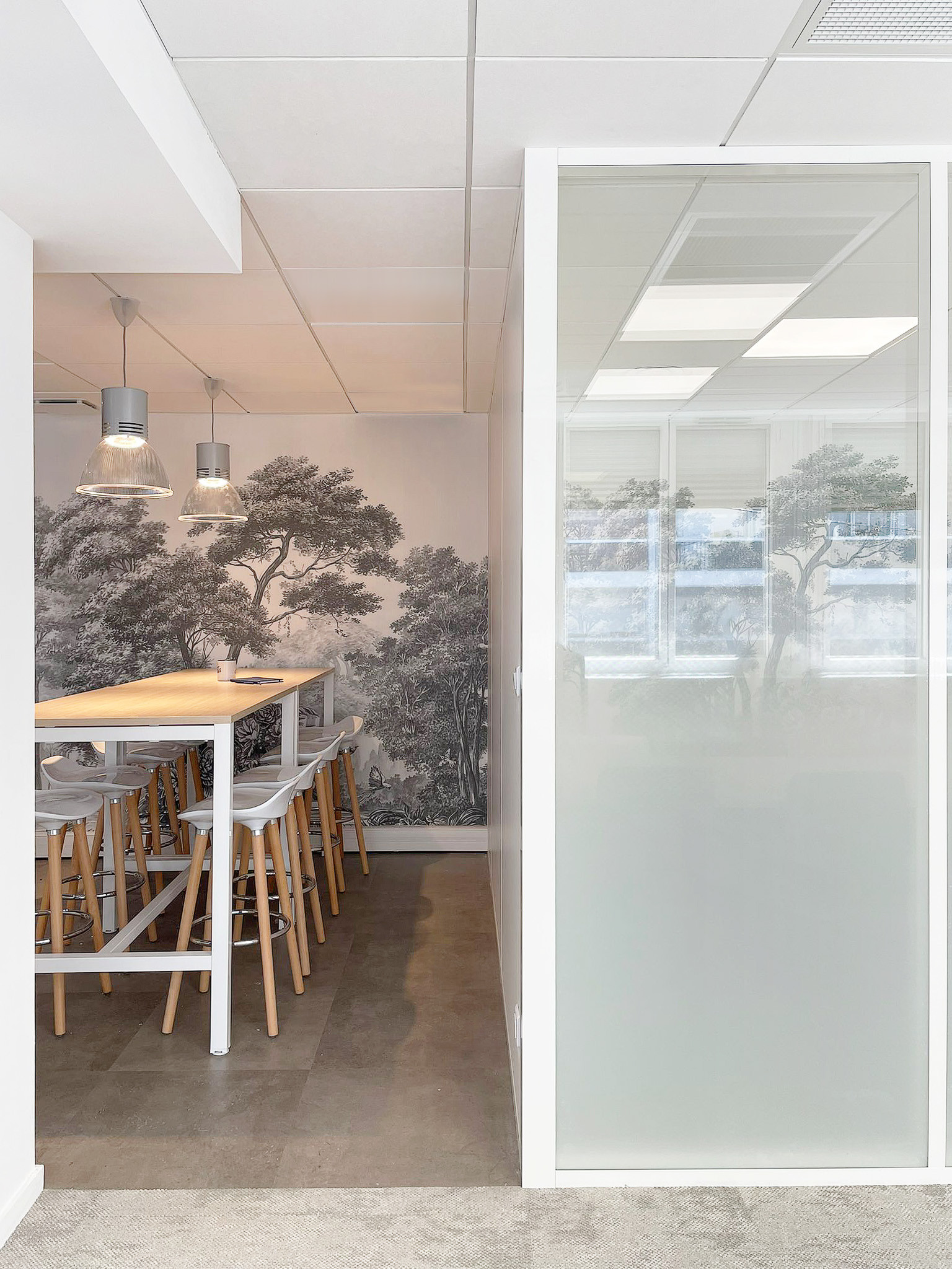 Rénovation d'un plateau de bureau témoin