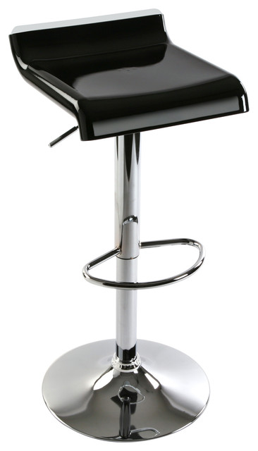 Norwich Adjustable Bar Stool, Black