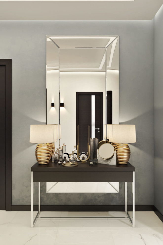 Современный дизайн просторной квартиры