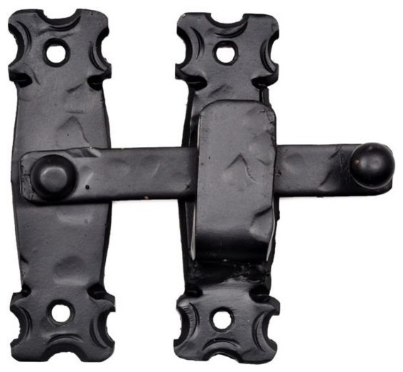 Bar Latch 3.25" For Doors or Gates Rustic Black Finish