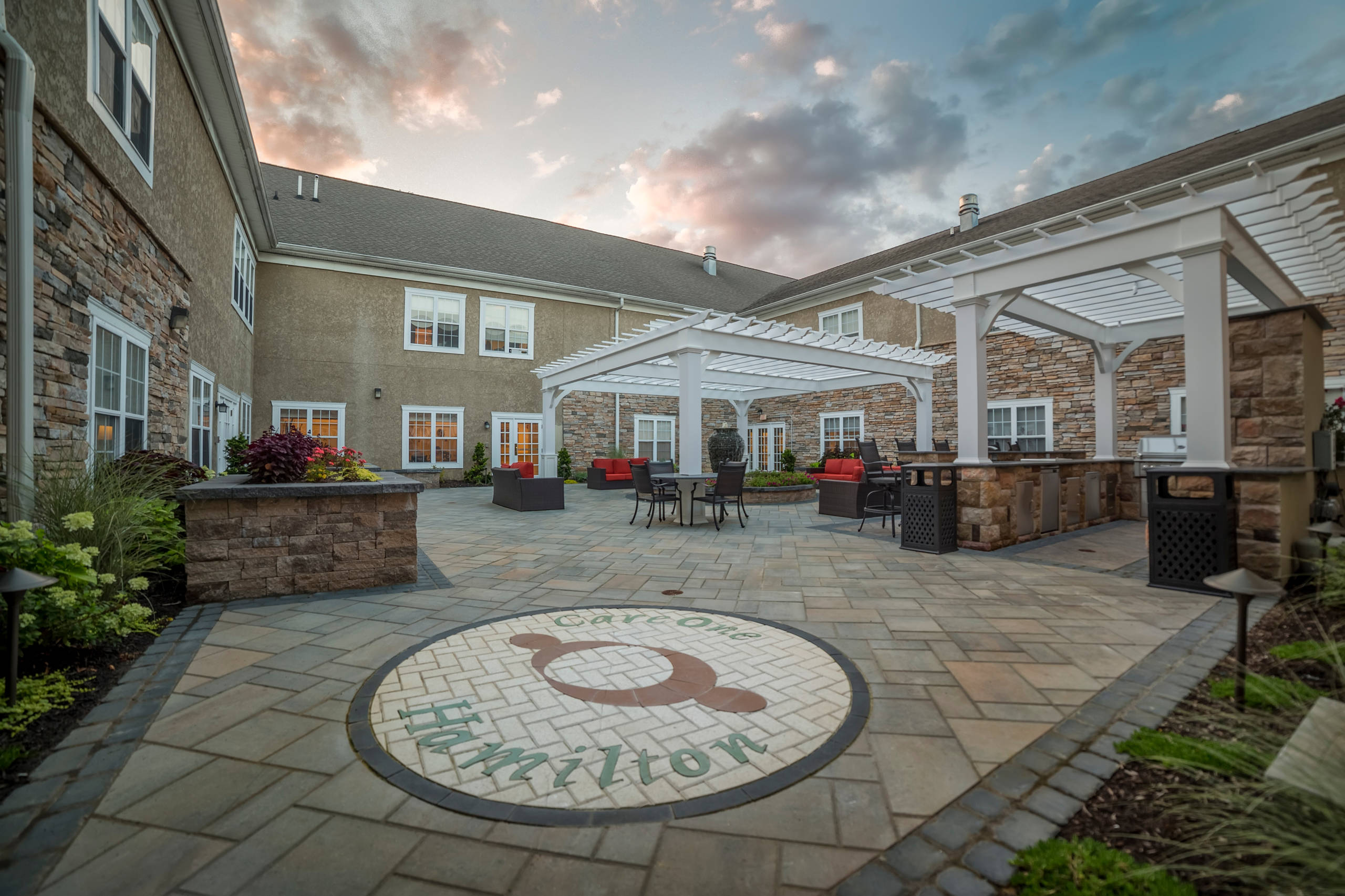 Hamilton NJ Interior Courtyard