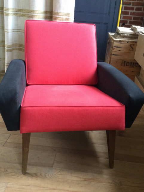 Le style Rockabilly ! midcentury-living-room