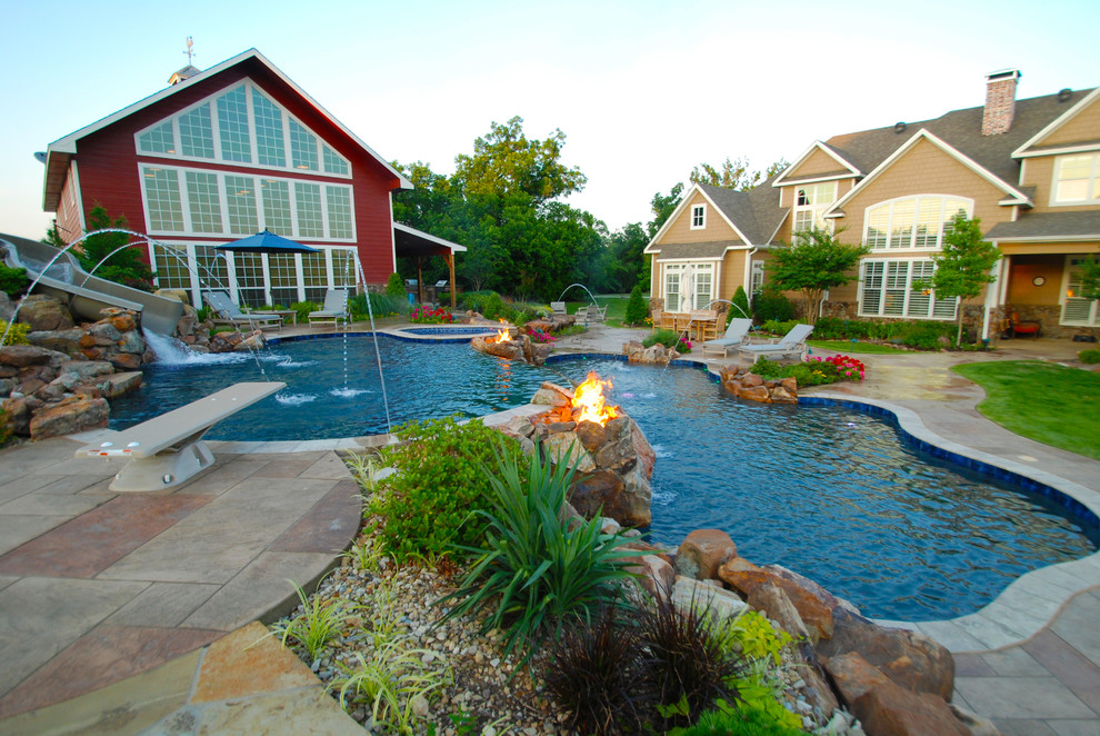 This is an example of a country pool in Dallas.
