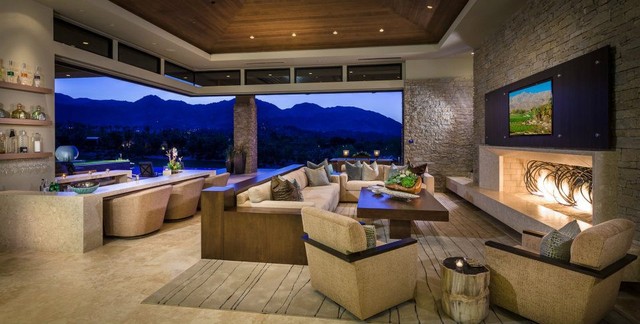Custom Home  Palm Desert indoor outdoor  living  