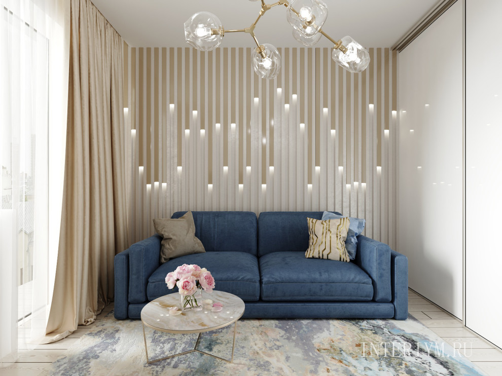 Дизайн гостевой комнаты в кв. по ул. Батальонная, г. Волгоград