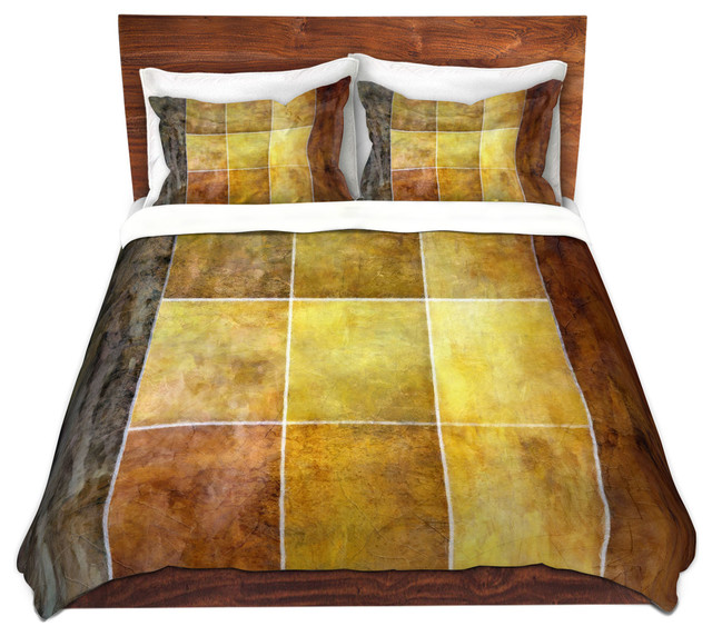 Gold Microfiber Duvet Cover Contemporary Duvet Covers And