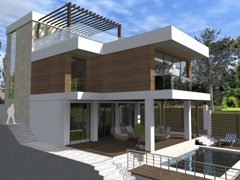 Жилой 2х этажный дом